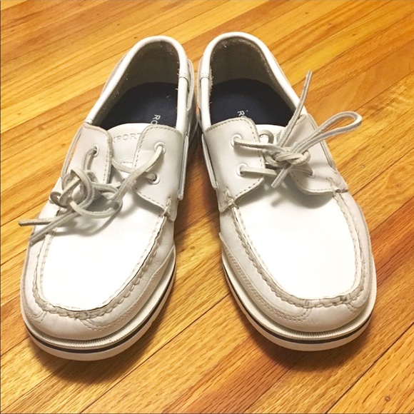 rockport shoes white